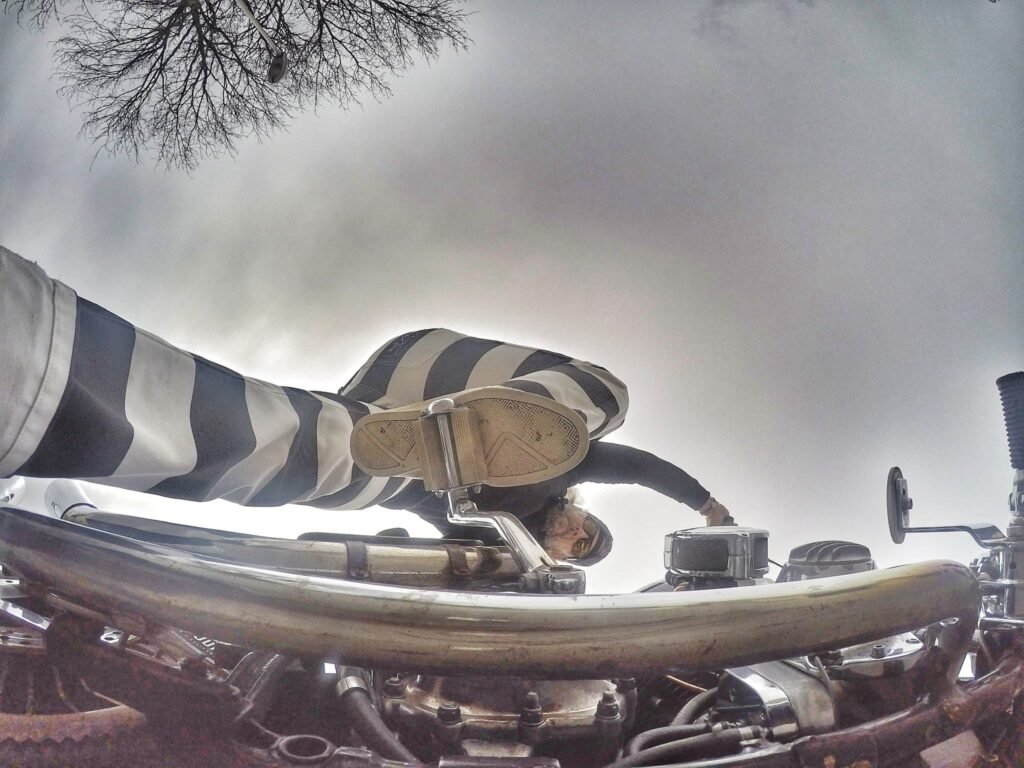 Archive d’un moteur Harley ancien Shovelhead chez School of Cool