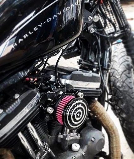 AIR FILTER SPORTSTER HIGH PERFORMANCE SPIRAL HOLD FAST