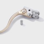 DELUXE LINE CLUTCH LEVER ASSEMBLY ALUMINUM & BRASS SATIN