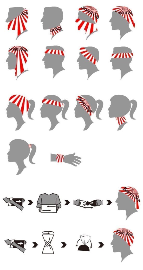 bandana Basara style drapeau japon bandana Basara style drapeau japon