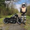 Prison-pants-clothes-biker-hold-fast