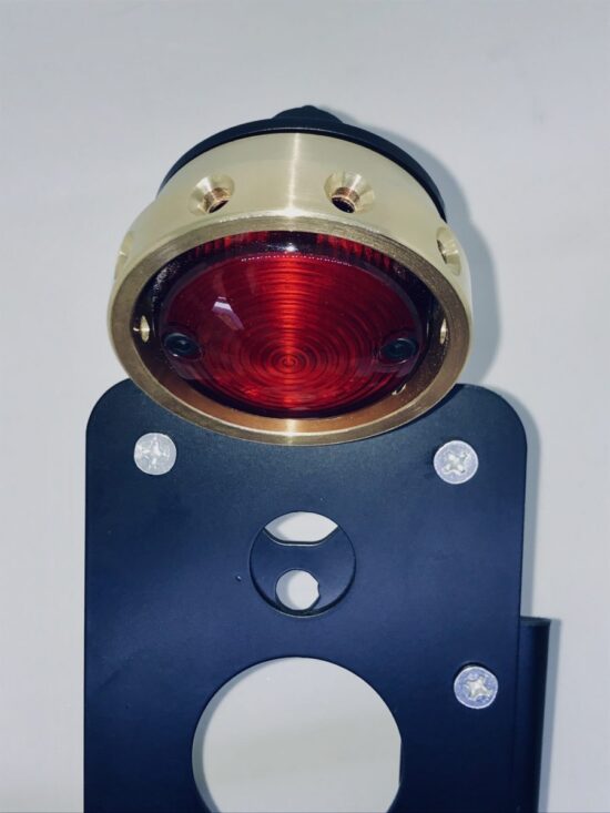 brass tail light license plate brass tail light license plate