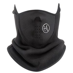 Masque noir Moto ventilé « Black eagle »