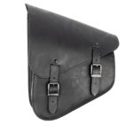 Rear Swingarm BLACK Leather Bag