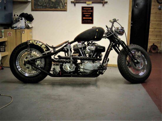 signal-plate-bobber-parking-garage-harley-sportster signal-plate-bobber-parking-garage-harley-sportster