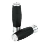 Handgrips "Gentleman" Black aluminium for Ø 25 mm (1")