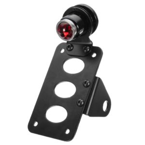 Feux arrière rond Rubis avec support de plaque