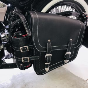 Sacoche Cuir Porte Bouteille “Hold Fast”