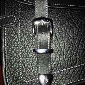 Full grain Leather “Hold Fast” framebag HD Softail