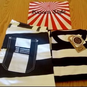 bandana-japonais-pantalon-rayé-pull-rayures-prisonnier
