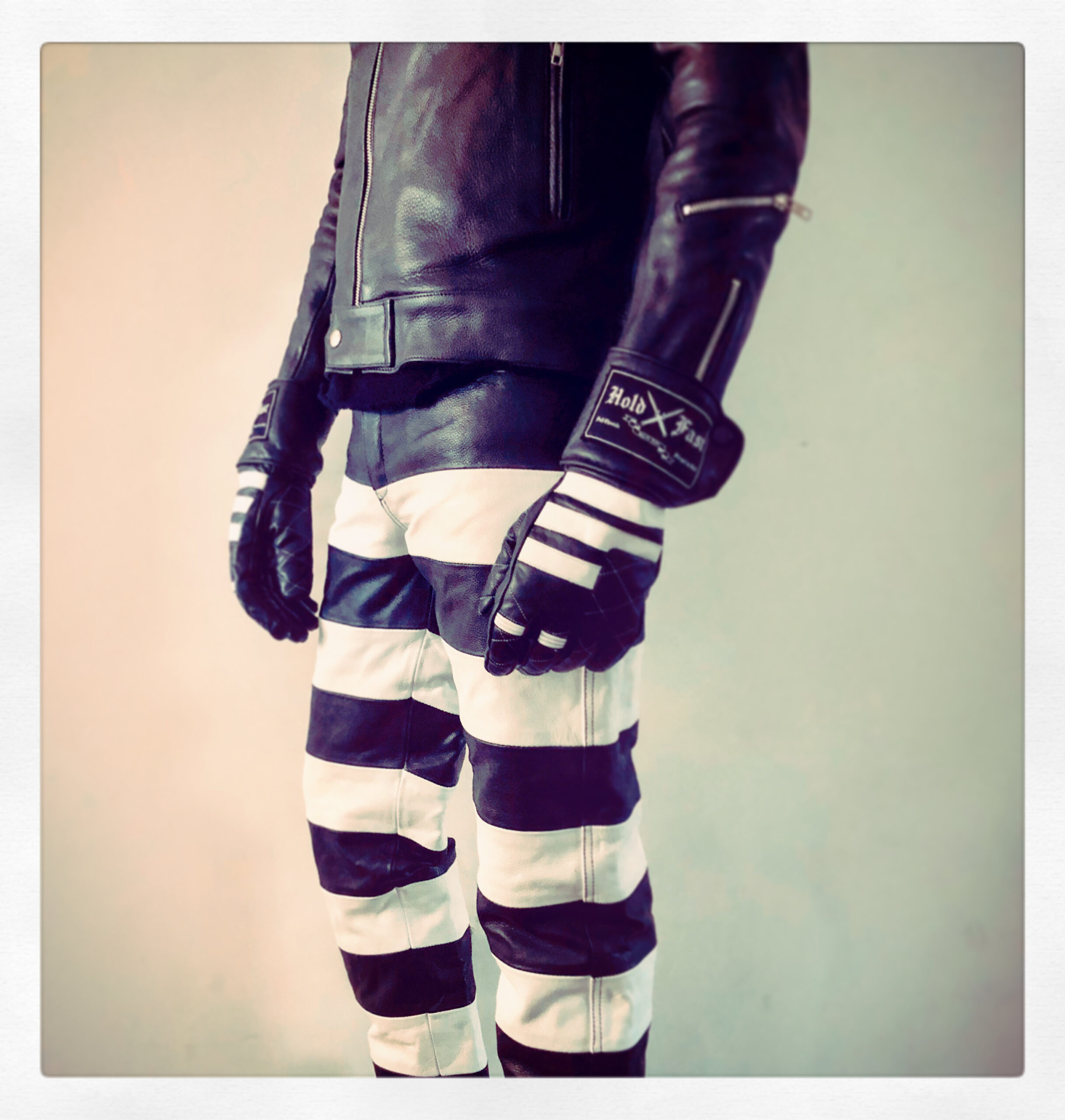 Gorgeous Black Leather Biker Pants for Women. Black Leather Pants With  Light Protection. 