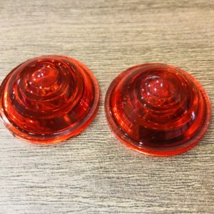 Cabochons Rouges Vintage pour clignotants