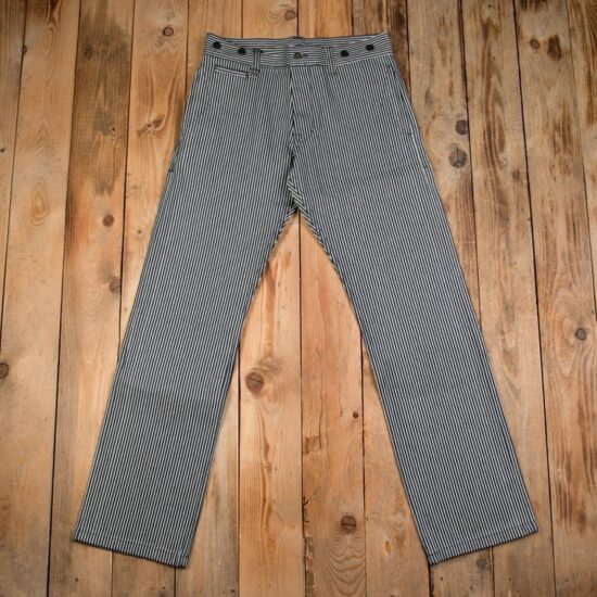 pantalon-rayé-prisonnier-fin-biker-denim-12oz (3) pantalon-rayé-long-prisonnier-denim-12oz-front