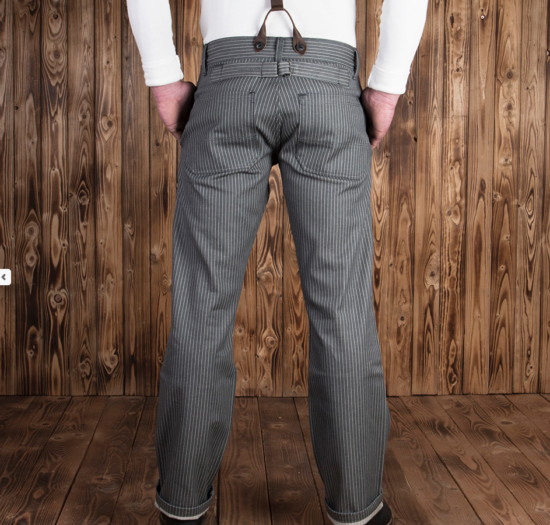 pantalon-rayé-prisonnier-fin-biker-denim-12oz-back pantalon-rayé-prisonnier-fin-biker-denim-12oz-back