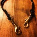 Engineer Lanyard black leather