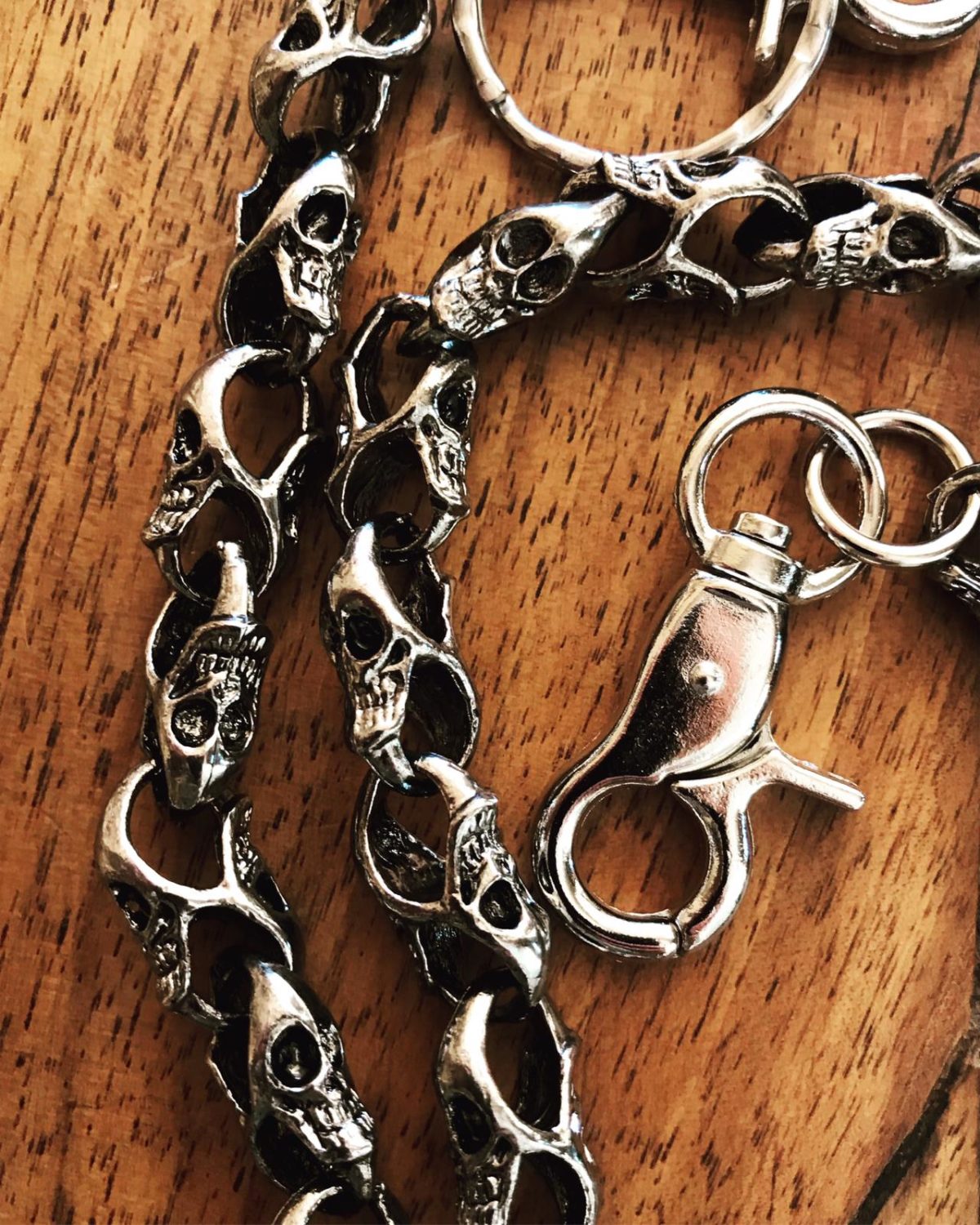 biker metal chain SKULL OF COOL - school of cool