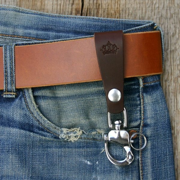KeyUnity KS02 EDC Belt Keychain Clip Quick Release, Stainless Steel Duty  Belt Key Ring Holder for Pants, Jeans, Trousers - Walmart.com
