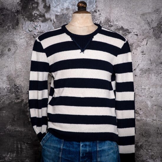 TRICOT-LAINE-FLEURS-DE-BAGNE pull-bagnard-rayé-fleurs-de-bagne