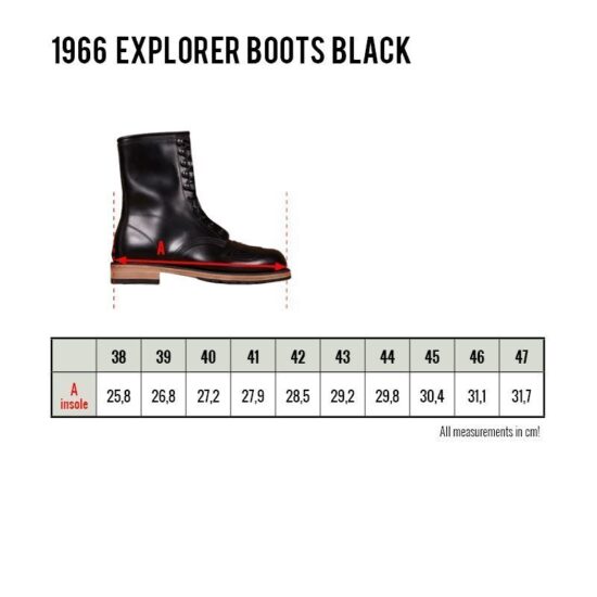 Bottes-moto-1966-explorer-noir-pike-brothers-ID-4413 (7) Bottes-moto-1966-explorer-noire-pike-brothers-grille taille