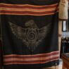 blanket-Mexican-plaid-pure-wool-pike-brother-1969-denakatee-motorcycle-full-eagle-folded-details-store