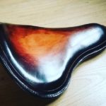 SELLE CUIR HOLD FAST "RUST SPIRIT" MARRON VIEILLI