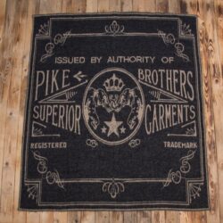 Pike-Brothers-couverture-chaude-mexicaine-laine-moto-faded-black-harley