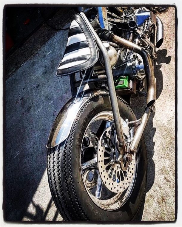 Porte clef Harley Davidson Sporster noir - Classic Flat Racer