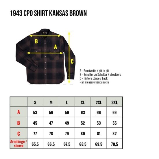 Chemise-Marin-coton-Pike-Brother-grille-tailles-Kansas brown Chemise-Marin-coton-Pike-Brother-grille-tailles-Kansas brown