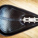 SELLE CUIR NOIR "INDIANAPOLIS"