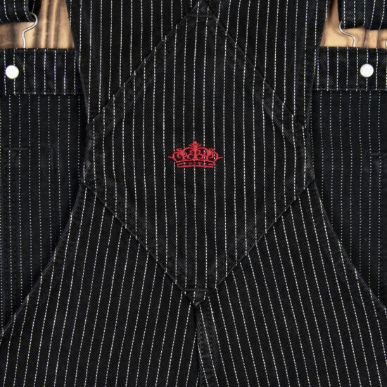 1953-Salopette-Pike-Brothers-Mechanic-Bib-black wabash-school-of-cool-gros-plan-tissus 1953-Salopette-Pike-Brothers-Mechanic-Bib-black wabash-school-of-cool-gros-plan-tissus