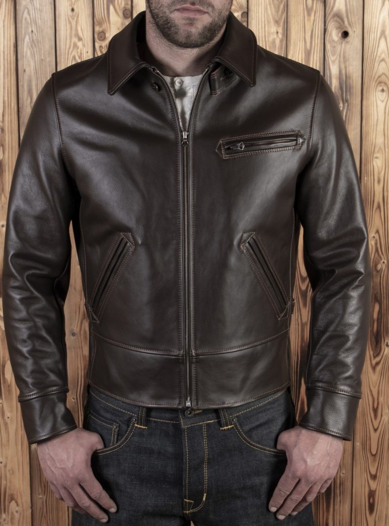 Roadster Brown Leather Jacket 1932 PIKE BROTHERS - School of Cool