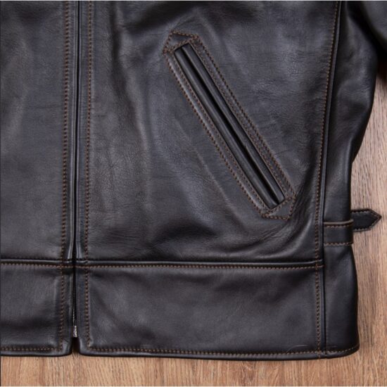 blouson-motard-cuir-marron-1932-roadster-pike-brothers blouson-motard-cuir-marron-1932-roadster-pike-brothers