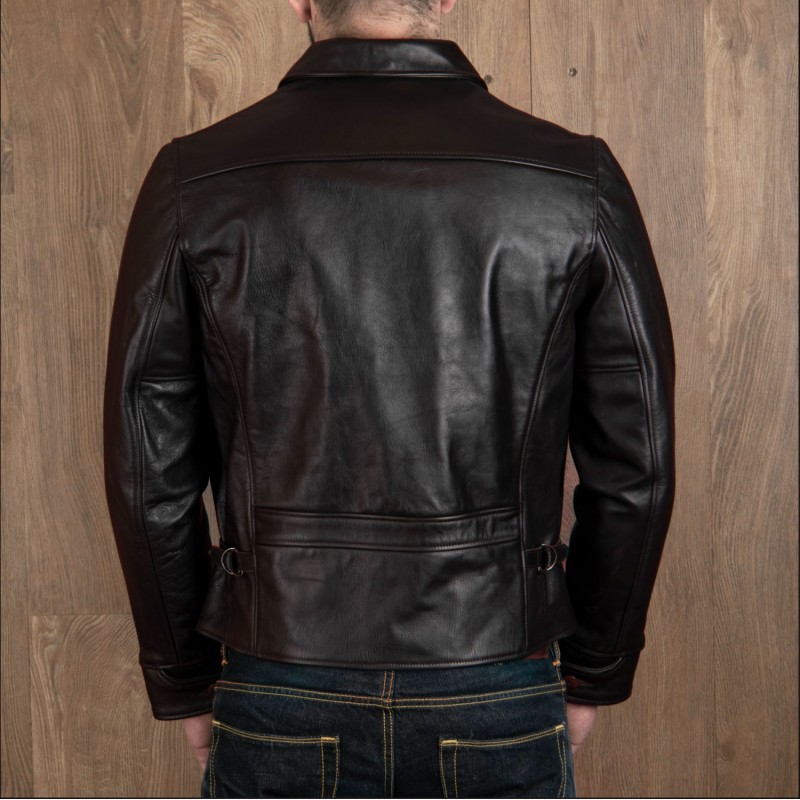 Commuter Men's Motorcycle Leather Jacket (Black) – First Manufacturing  Company