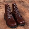 bottes-cuir-1966-low-quarters-cognac-oiled-school-of-cool-pike-brothers-dessus
