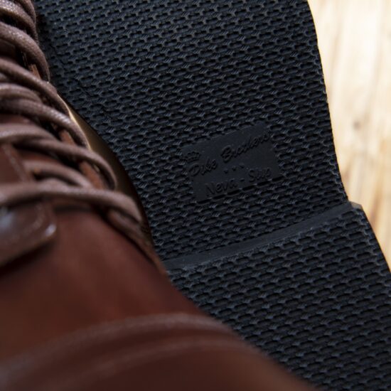 bottes-cuir-1966-low-semelles quarters-cognac-oiled-school-of-cool-pike-brothers leather-boots-1966-low-quarters-cognac-oiled-school-of-cool-pike-brothers