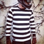 Long Sleeve Striped Prisoner Sweater HOLD FAST