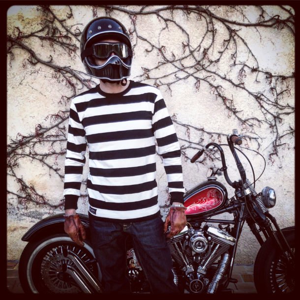 pullover-prison-hold-fast pullover-biker-rayé