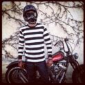 pullover-biker-rayé