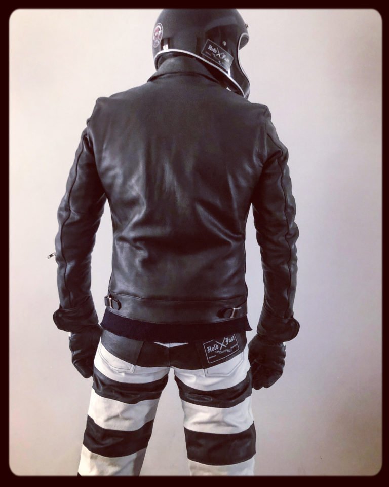 Prison pant cuir
