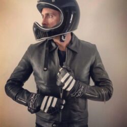 blouson-moto-cuir-vintage gants-moto-cuir-hold-fast