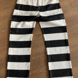 pantalon-prisonnier-Hold-fast Biker prison pants denim 16oz – Striped Hold Fast