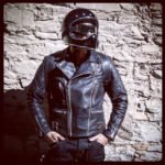 VINTAGE LEATHER JACKET "HOLLISTER" BY HOLD FAST