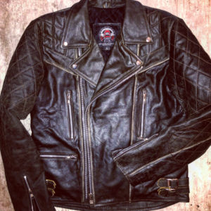 VINTAGE LEATHER JACKET “HOLLISTER” BY HOLD FAST