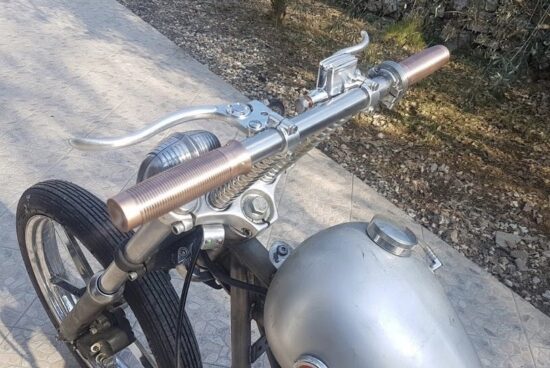 levier bobber kustom tech deluxe leviers Kutom Tech alu poli