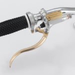 DELUXE LINE BRAKE MASTER CYLINDER ALUMINUM & BRASS SATIN