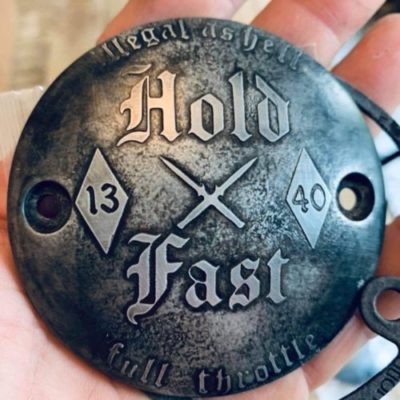 Point Cover / Ignition cover HOLD FAST for harley-davison