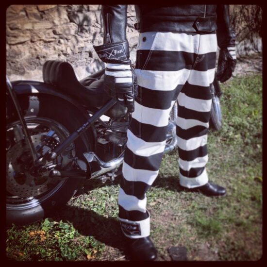 salopette-prisonnier-rayé denim-hold-fast-custom