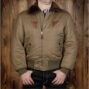 aviatior-jacket-b15-US-ARMY-1945-vintage-bomber-olive-pikebrothers-front-inside