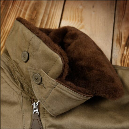 Blouson-pilote-aviateur-1945-bombardier-olive-pikebrothers (6) Blouson-pilote-aviateur-1945-bombardier-olive-pikebrother-col-fourrure