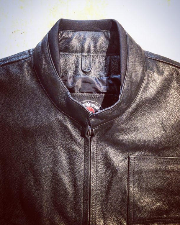 biker-leather-cut-hold-fast gilet-cuir-noir-custom